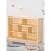 Gabinete de Juguetes de Madera Maciza para Jardín de Infancia Gabinete Combinado Gabinete de Almacenamiento para Niños Gabinete de Área Gabinete para Mochilas Gabinete de Materiales Didácticos Montessori Gabinete para Zapatos