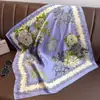 Pañuelo pequeño cuadrado de seda estilo chino para mujer, pañuelo para la cabeza para primavera, otoño y verano, para combinar con blusas, protector de cuello, estilo fino, adecuado para madres