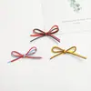 Couro Dupla Camada Feito à Mão Duas Cores Laço Acessórios DIY Presilhas de Cabelo Capas de Celular Meias Sapatos Chapéus Acessórios de Vestuário