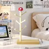 Soporte para Teléfono Móvil con Forma de Árbol Champiñón de Dibujos Animados Soporte de Escritorio para Gaming Soporte de Cabeza para Auriculares Almacenamiento de Escritorio Estante Colgador Artículo Decorativo