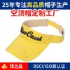 Gorra tipo visera con bordado de logotipo personalizado y adornos de pedrería para protección solar al aire libre, Gorra visera deportiva para golf, Directo de la fábrica fuente
