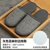 Pantuflas desechables para hoteles, engrosadas y antideslizantes, adecuadas para hoteles, casas de huéspedes, hospitalidad en el hogar, pantuflas de lino, venta al por mayor desde el fabricante
