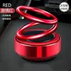 Novo Perfume de Carro Aromaterapia Rotativo Suspenso com Duplo Anel Solar Tipo Assento Fragrância Leve de Longa Duração Enfeites de Decoração para Interior de Carro