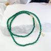 Colar de Malaquita Colar Feminino Temperamento Simples Personalizado Versátil Corrente de Clavícula Vendas Diretas de Fábrica Atacado Jade