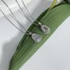 Collar de calabaza de calcedonia de hielo alto de plata esterlina s925 Ruitai joyería de temperamento marea nacional para mujer colgante de calcedonia hielo transparente al por mayor