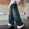 Nueva colección de otoño de pantalones para niño para 2026: pantalones vaqueros anchos elegantes y geniales para niños, adecuados para usar en primavera y otoño