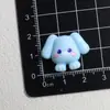 Cabeza de Animal Linda Dibujo Animado Hecho a Mano DIY Accesorios de Pegamento de Crema Piezas Pequeñas de Resina Decoración para Zapatos de Madera Kit de Materiales