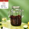 Cubo de bebidas de vidrio comercial con grifo, cubo para cerveza casera, té de frutas, cóctel de celebridades de Internet, cubo para Coca-Cola, contenedor, botella de vino