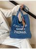 Ropa de Trabajo Vaquera Transfronteriza Bolso Tote Cruzado de Gran Capacidad Bolso de Mano Bolso de Mamá Bolso de Hombro Versátil para Mujer Estilo Coreano Nicho