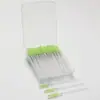 Caja de 50 Piezas Varilla de Cristal Espiral Multicolor de Un Solo Uso Cepillo para Lavar Pestañas Cejas Pestañas Doble Propósito Stock Listo Venta al por Mayor