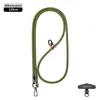 Lanyard Popular para Teléfono Móvil de Muñeca 6mm Fuerte para Colgar en el Cuello Cruzado Ajustable Exterior Montañismo Cuerda Trenzada Anti-Pérdida Color Pistola