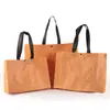 Bolso Tejido Botón Estilo Nuevo Ropa Tienda de Ropa para Mujer Bolsa de Compras Impresión de Lote Pequeño Logo Ecológico En Stock Se Puede Personalizar