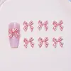 Corbata de moño en forma de corazón Corbata de cuello suelto Decoraciones para Uñas 3D de Resina Accesorios Pequeños Aretes DIY Pinza para el Cabello Accesorios para Uñas