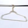 Perchas Transparentes con Purpurina Dorada, Mismo Estilo que en Xiaohongshu, Perchas Domésticas que No Marcan, Perchas Transparentes con Purpurina para Dormitorio, Al por Mayor