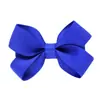 Color de Contraste Tres Dimensiones Hoja Retorcida Lazo Accesorios para el Cabello de Niños Pasador Pinza Lateral Bebé Lindo Pasador Explosión de ins 646
