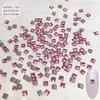 Shi Jia Alta Calidad 1:1 Réplica Huazi Alternativa Forma Irregular Fondo Plano Pedrería para Uñas Borde Biselado Cuadrado 3.0mm Broca para Uñas