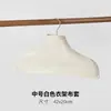 Fundas antideslizantes para perchas de tienda de ropa hechas de algodón y lino para perchas de madera de mujer, fundas de tela para suéteres y suéteres de cachemira, fundas de tela sin costuras, se pueden imprimir con un logo