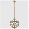 Candelabro de cobre americano VC personalizado creativo retro de vidrio lámpara para dormitorio comedor personalidad simple candelabro de cobre todo