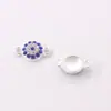 2022 Explosiones Moda Europea y Americana Joyería Accesorios Doble Punto de Colgante Taladro Accesorios Hechos a Mano diy Pulsera Collar Accesorios de Aleación