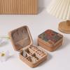 Caja de Joyería Portátil Mini de Viaje Compacta a Prueba de Polvo Estilo Exótico Casual Ins Venta al por Mayor Transfronteriza
