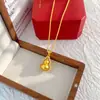 Nuevo Collar con Colgante de Calabaza Vajra Giratorio Tradicional Estilo Chino para Mujer, Modelo Popular de Wei Xue, Colgante de Alta Retención de Color