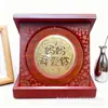 Pastel Shuibei Fortuna Dorada con Adornos de Lingote de Oro, Empaque de Caja de Madera, Regalos de Negocio para Inauguraciones, Mudanzas, Festivales