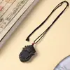 Colar de Contas de Incenso Flor de Espírito da Montanha Popular, Pingente de Incenso da Medicina Tradicional Chinesa, Pingente Decorativo, Pingente de Saúde