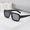 Óculos de Sol Quadrados Grandes de Ponte Única Estilo Novo Europeu e Americano 2026 Óculos de Sol Cross-Border para Mulheres Estilo Trendy Ins