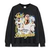 Sudadera con capucha y cuello redondo grueso de Bellingham, camiseta de manga corta con estampado vintage estadounidense de Bellingham.