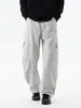 Ropa para Hombre Fengshe / 2026 Primavera/Otoño Holgada Ropa de Trabajo Pantalones de Pierna Ancha Forma de Guadaña Pantalones Casuales Pantalones Largos Pantalones de Trabajo para Hombre