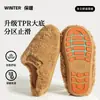 Pantuflas de algodón para mujer, antideslizantes, cálidas, de suela gruesa, nuevo modelo 2026 para otoño e invierno, pantuflas de felpa de algodón para interior del hogar, de suela suave