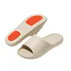 Pantuflas antideslizantes verano pequeñas suaves pastel casa frescas pantuflas mujer silenciosas antideslizantes suela suave pantuflas de pareja hombres