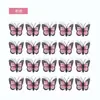 Borboleta 4,5CM 10 Cores Borboleta Simulada Realista 3D Decoração Criativa para Casa Artesanato Ímã Borboleta Acessórios DIY