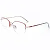 Gafas Ultraligeras de Titanio Puro para Miopía, Montura Estampado Leopardo para un Look Natural, Adecuadas para Rostros Cuadrados y Redondos, Venta al por Mayor C-7048