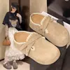 Zapatos Birkenstock super calientes de suela gruesa con tacón oculto, slip-on, de punta cerrada, medias pantuflas para mujer, para usar al aire libre en otoño, nuevo estilo popular 2026