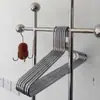 Cabide de Metal Prata Sólida Ousado de Alta Qualidade para Roupas Estilo Simples Guarda-Roupa Casa Suporte Moderno para Roupas