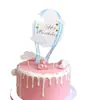 Balão de Ar Quente Decorativo Nuvem Decoração de Bolo Bandeira Decoração de Bolo Plug-in Decoração de Festa Suprimentos para Vestir Bolo