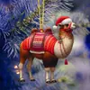 Colgante Decoración Árbol de Navidad Transfronterizo Acrílico Plano Mundo Animal Fiesta de Navidad Colgante