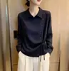 Camisa a Rayas Estilo Francés para Mujer 2026 Otoño Nueva Llegada Chic Sentido del Diseño Ceñida a la Cintura Solapa Top Versátil