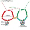 Popular Transfronterizo Europeo y Americano Personaje de Dibujos Animados Lilo y Stitch Stitch Amor Pulsera Tejida Magnética para Parejas Venta al por Mayor
