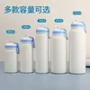 Taza térmica de acero inoxidable 304, botella de agua deportiva estilo americano de boca ancha, botella de gran capacidad para viajes al aire libre con asa, portátil para uso en coche