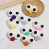 Acessórios de cabelo para crianças DIY feitos à mão, 4cm, adereço de cabeça, chapéu, sapatos, meias, acessórios, bola de cabelo de alta elasticidade, olhos tridimensionais