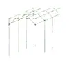 Trellis de uva tubo de acero jardín estante de flores plantación de maracuyá verduras pepino frijoles plantación melón cobertizo soporte para enredaderas varilla de soporte