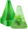Campana Cuadrada para Proteger Plantas de Aves, Heladas y Caracoles, Cubierta para Plántulas de Jardinería al por Mayor, Verde