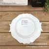 Atacado de fábrica prato pequeno de cerâmica prato de salada para restaurante prato de salada de espaguete prato de bolo de sobremesa para bife ocidental