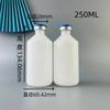 Frasco de Vacuna 3-500ml Material PE Resistente a Altas Temperaturas Jeringa Veterinaria Estéril Plástico Frasco de Vacuna Tapón de Goma Tapa de Aluminio Frasco