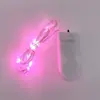 Fio de cobre LED cordão de luz um metro mini lâmpada quente para assar luminoso atmosfera romântica cena bolo DIV ornamentos decorativos