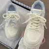 Zapatos Blancos Infantiles para Niñas 2025 Otoño Nuevos Zapatos de Pan Lindos de Nicho Versátiles Deportivos Casuales para Niños Medianos y Grandes