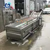 Máquina de limpieza de burbujas de bayas de mirto y lichi para residuos de pesticidas en frutas y verduras, máquina de desinfección por burbujas, línea automática de limpieza de batatas y patatas