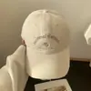 Gorra de Béisbol Color Rojo Bayo Mismo Estilo que Zhao Lusi para Mujer, Sombrero Americano Versátil, Ala Ancha, Cara Grande, Gorra Pequeña